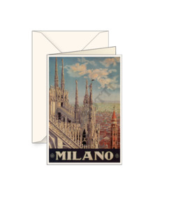 Card T - Milan Duomo - Poster