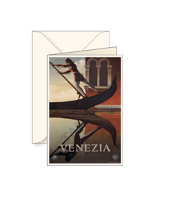 Greeting Cards: Card T - Venetian Gondola