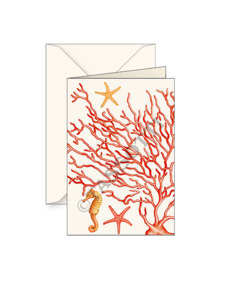 Greeting Cards: Card T - Coral