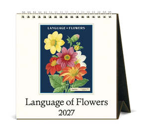 Calendars Diaries: Desk Calendar - Language of Flowers