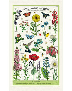 Gift Ideas: Tea Towel - Pollinator Garden