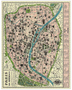 Jigsaw Puzzle - Map of Paris