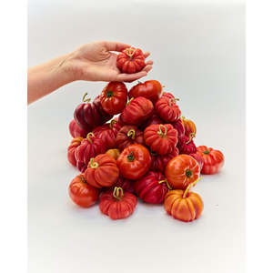Beeswax Candle | Heirloom Tomato - Large - Red