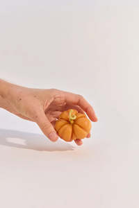 Beeswax Candle | Heirloom Tomato - Small - Orange