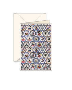 Greeting Cards: Card T - Antique Plates
