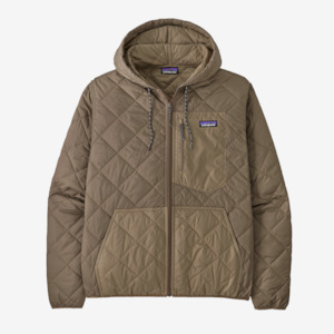 Men's Diamond Quilted Bomber Hoody