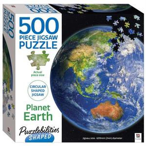 Planet Earth Shaped Jigsaw