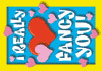 I fancy you - jigsaw greeting card