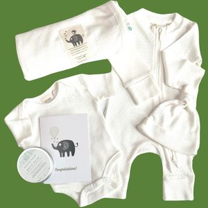 Organic Cotton Gifts: Luxe Baby Gift Box - Neutral