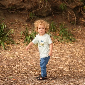 Organic Cotton Nautical Blue Fleece Pants