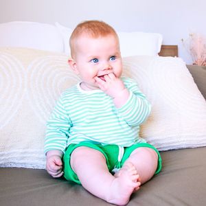 Organic Cotton Bush Green Shorts