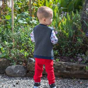 Organic Cotton Bottoms: Organic Cotton Leggings – Red