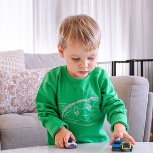 Organic Cotton Tuatara Fleece Jumper