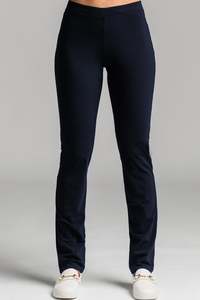 PAULA RYAN Narrow Leg Pant - Classic Microjersey Navy