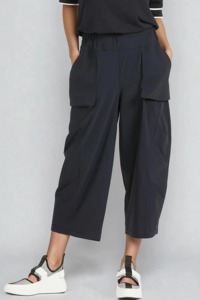 PAULA RYAN Tokyo Pant - Microjersey Navy