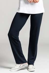 Micromodal 1: PAULA RYAN Straight Leg Lounge Pant - Modal Soft Navy