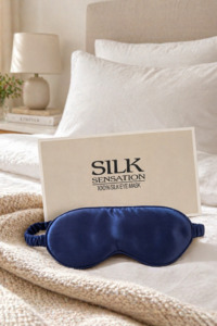 SILK SENSATION - Eye Mask - Royal Blue