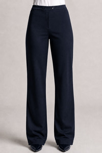 Paula Ryan Essentials: PAULA RYAN Tailored Pant - Roma Navy