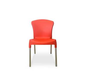 Commercial: Stella Chair – Orange (Stackable)