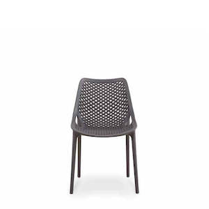 Commercial: Soprano Outdoor Chair - Dark Grey (Stackable)
