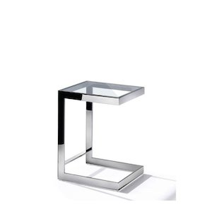 Bianca: Bianca Side Table - Stainless Steel