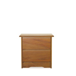 The Strada Collection: Strada BR Bedside Cabinet - Rimu