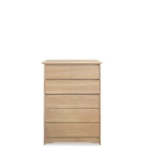 Strada BR 6 Drawer Tallboy - Oak