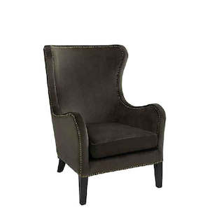 Collection Artwood: Mischa Armchair Dark Brown Velvet