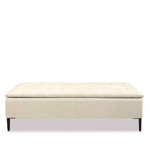Collection Danske Mobler: Ace Ottoman with Storage - Linen & Cotton