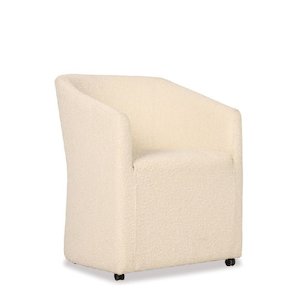 Tara Armchair - White Boucle