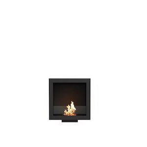 Ecosmart Fires: Ecosmart Fire: Frame 600SS Fireplace + BK5 Burner Stainless Steel
