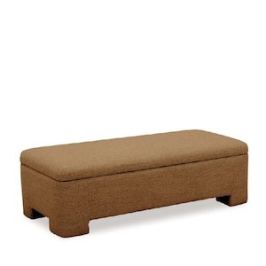 Lounge: Bobbi Ottoman with Storage - Bronze boucle