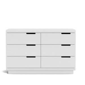 Karamea Lowboy 6 Drawer - With Cut Out (Pine)