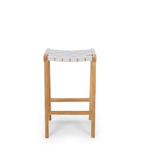 Indo Barstool - Woven - Duck Egg Grey - 660SH