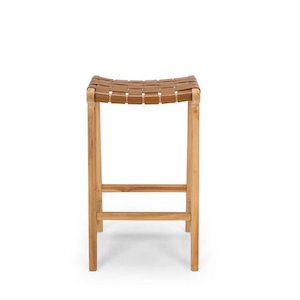 The Indo Collection: Indo Barstool - Woven - Saddle - 660SH