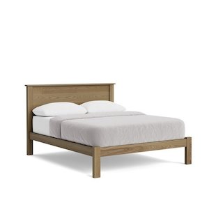 The Ivydale Collection: Ivydale Slatframe with Panelled headboard - Ash