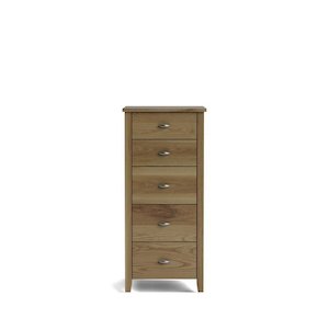 The Ivydale Collection: Ivydale Lingerie Chest 5 Drawer - Ash