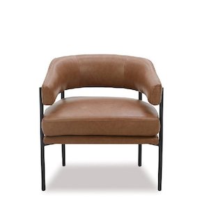 Skyline Armchair - Vintage Brown Top Grain Leather