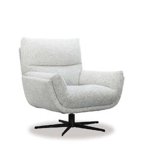 Armchairs: Collins Swivel Armchair - Milan Pepper