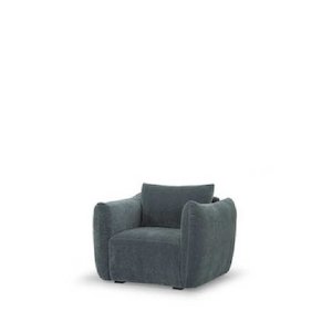Armchairs: Grace Armchair - Dust Blue
