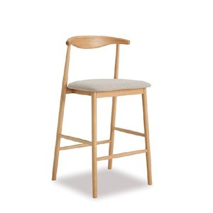 Barstools: Baradine Barstool - Light Grey