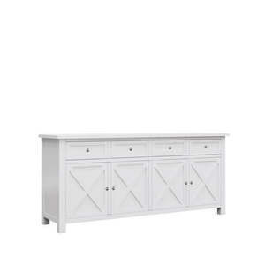 Occasional: Hamptons Sideboard 4 Drawers and 4 Doors 1900w - Coastal Charm