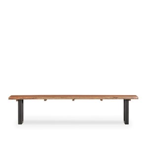 Dining: LiveEdge Bench Seat 2100w - Blackwood veneer