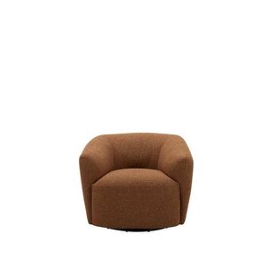 Armchairs: Luigi Swivel Armchair in Fabric