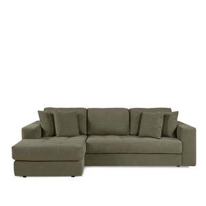 Hugo 3 Seater Chaise suite - Genuine Linen blend Comfort