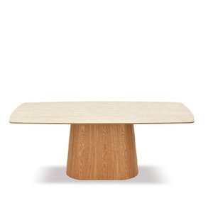 Norden Dining Table 1800w - Silky Smooth Travertine