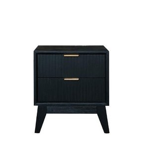 Bedroom: Ella 2 Dr Bedside - Brushed Gold Handles
