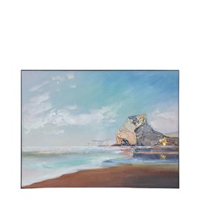 Home Decor: Black Sands Piha Oil Painting