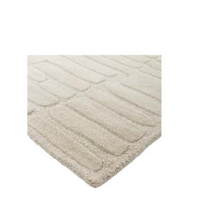 Venice Floor Rug Ecru - (100% Wool)