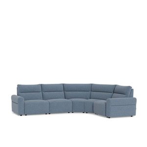 La-Z-Boy Sedona 5 Piece Cnr Power Reclining Modular - Nature Ice Blue - While stocks last